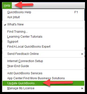 QuickBooks Error QBWC1039