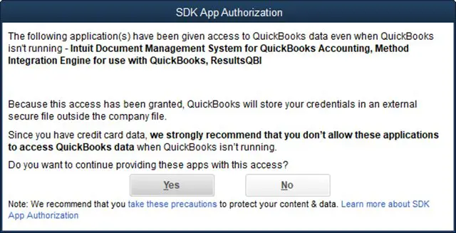 QuickBooks Error QBWC1039