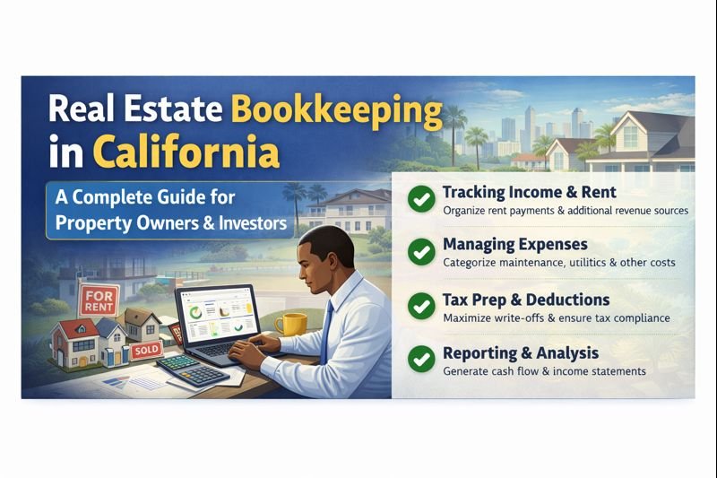 Real Estate Bookkeeping in California: A Complete Guide for Property Owners & Investors
