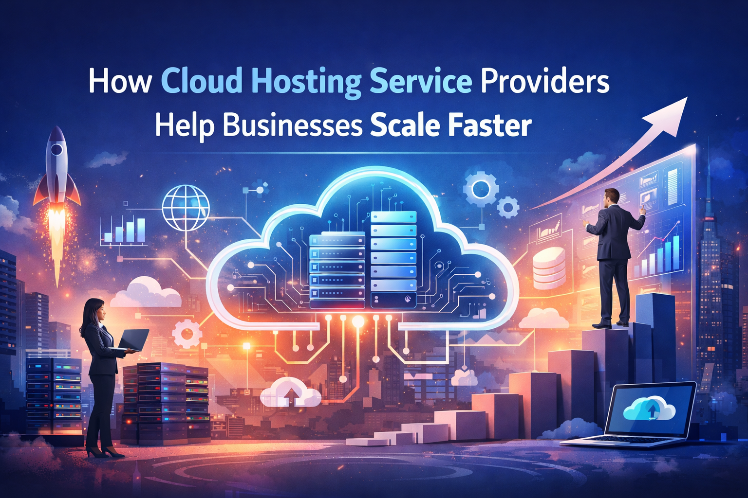 How Cloud Hosting Service Providers Help Businesses Scale Faster