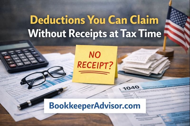 Deductions You Can Claim Without Receipts at Tax Time (USA Guide)